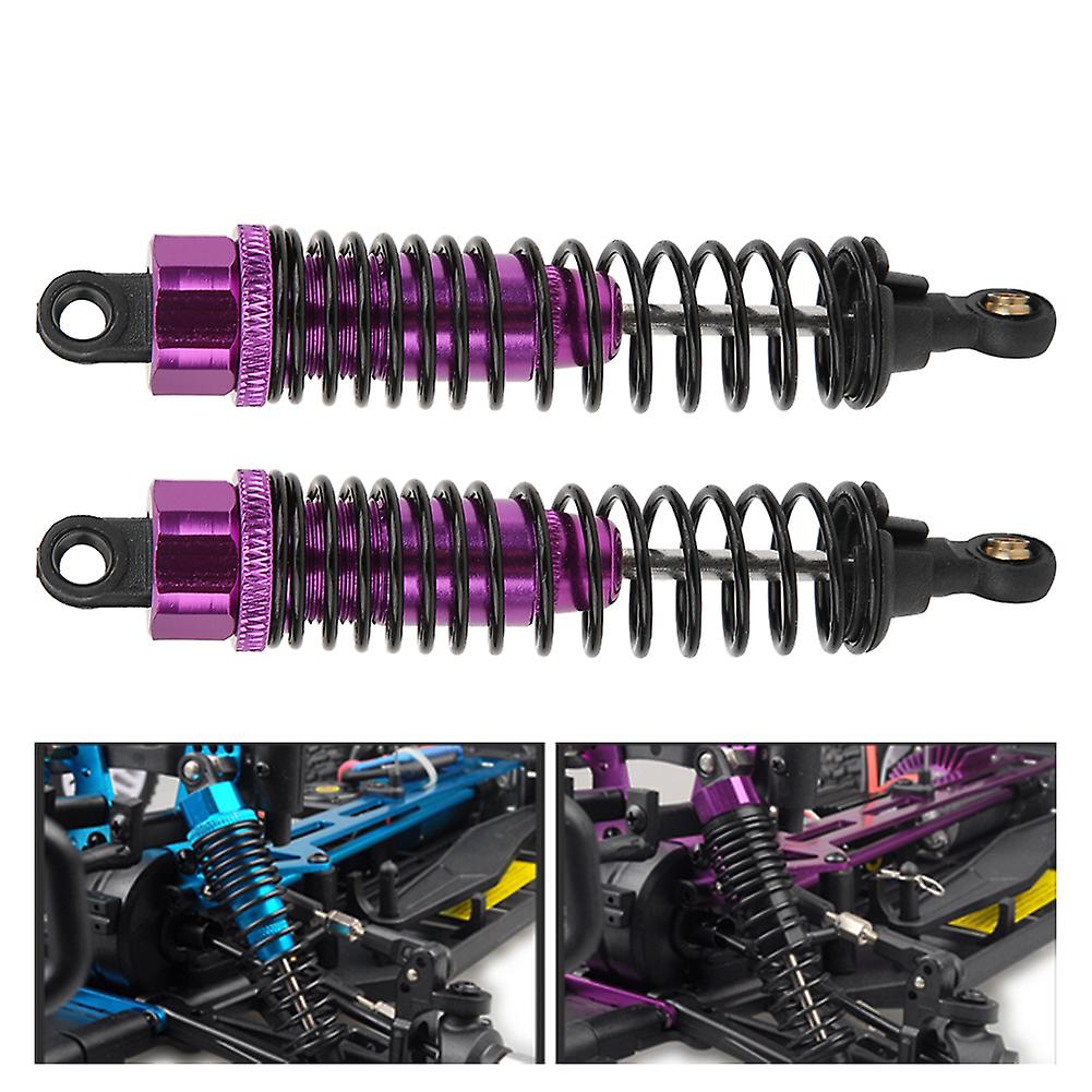 2pcs 98mm Shock Struts Damper Fit For Hsp 1/10 94106 / 94107 / 94166 / 94170 / 94118 / 94177 Rc Carpurple