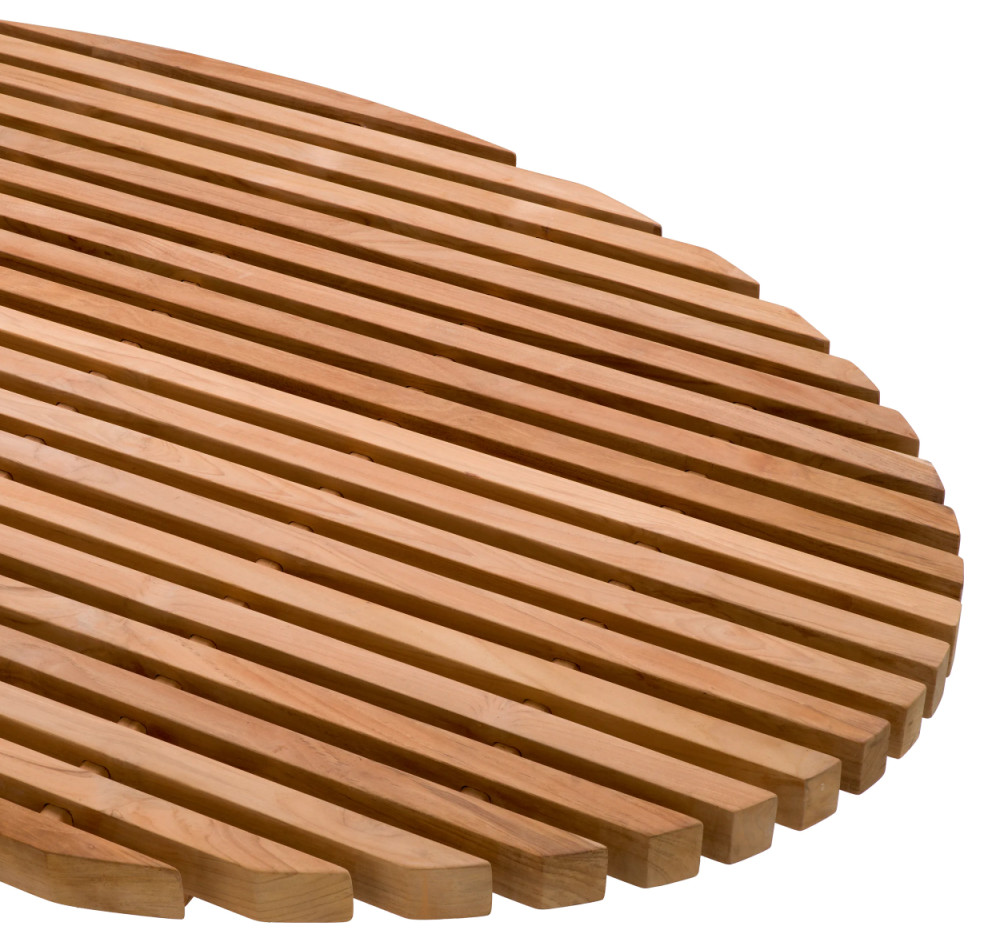 Oval Teak Outdoor Coffee Table  Eichholtz Anjuna   Transitional   Outdoor Coffee Tables   by Oroa   Eichholtz Furniture  Houzz