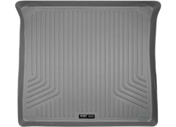 Husky Liners Weatherbeater Series Cargo Liner Grey Fits 11-21 Jeep Grand Cherokee; cover to back of the 2nd row of seats