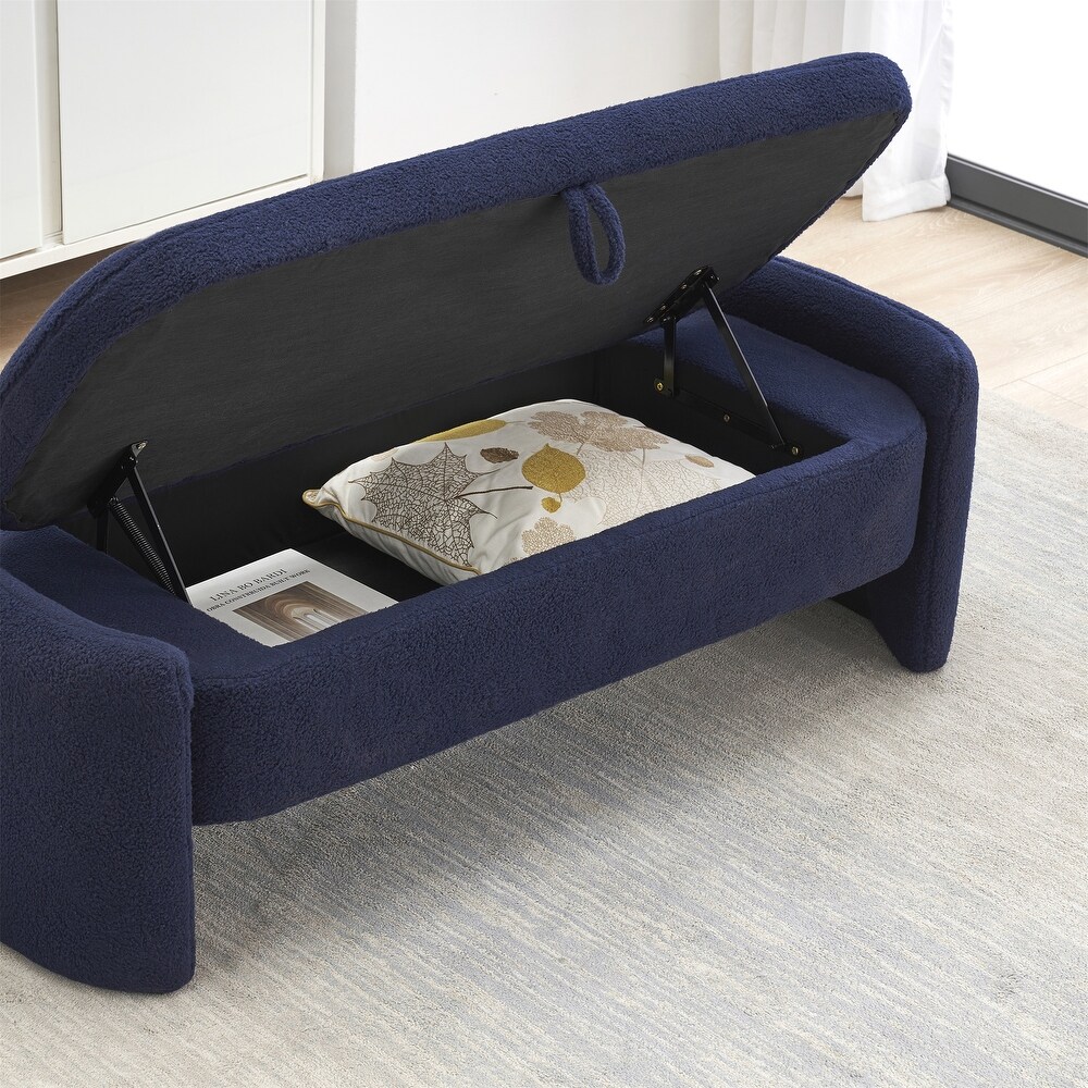 Footstool with Storage Function  Velvet Benches for Entrance Bedroom