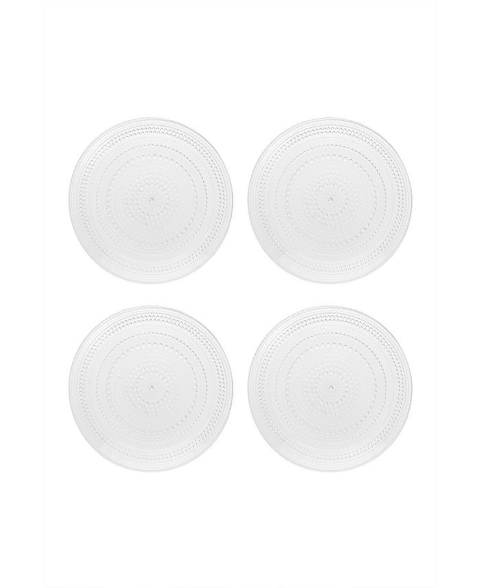 Fortessa Jupiter Clear Salad Plate 8 Set of 4