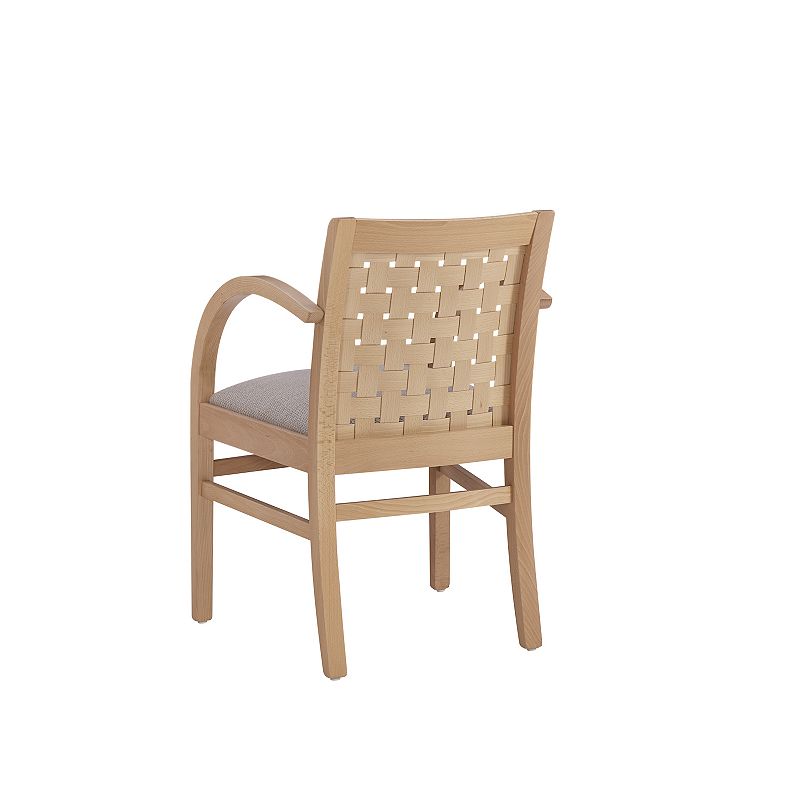 Linon Samantha Woven Arm Chair