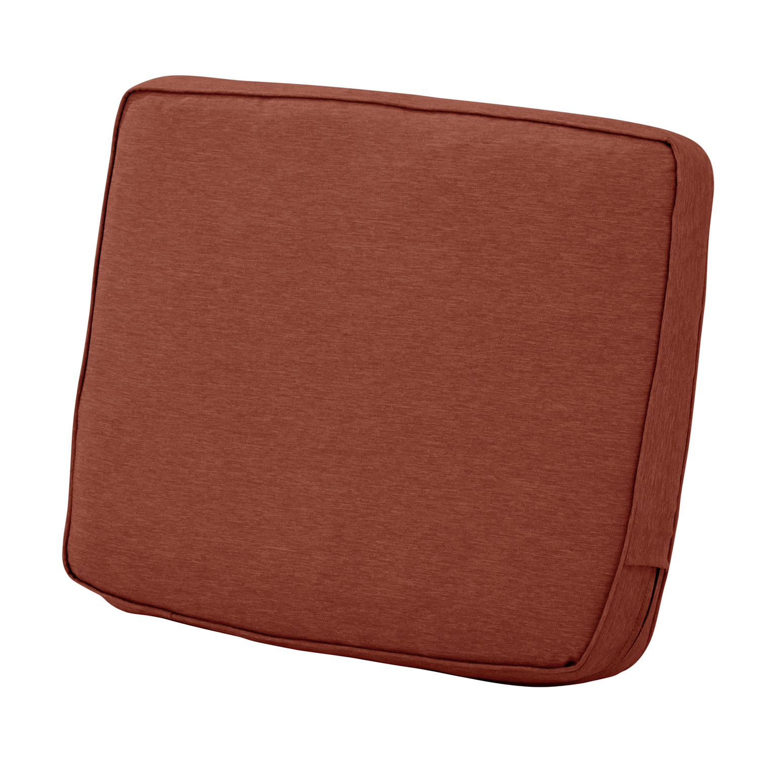 Classic Accessories Montlake Heather Henna Red Polyester Back Cushion 20 in. H X 4 in. W X 25 in. L