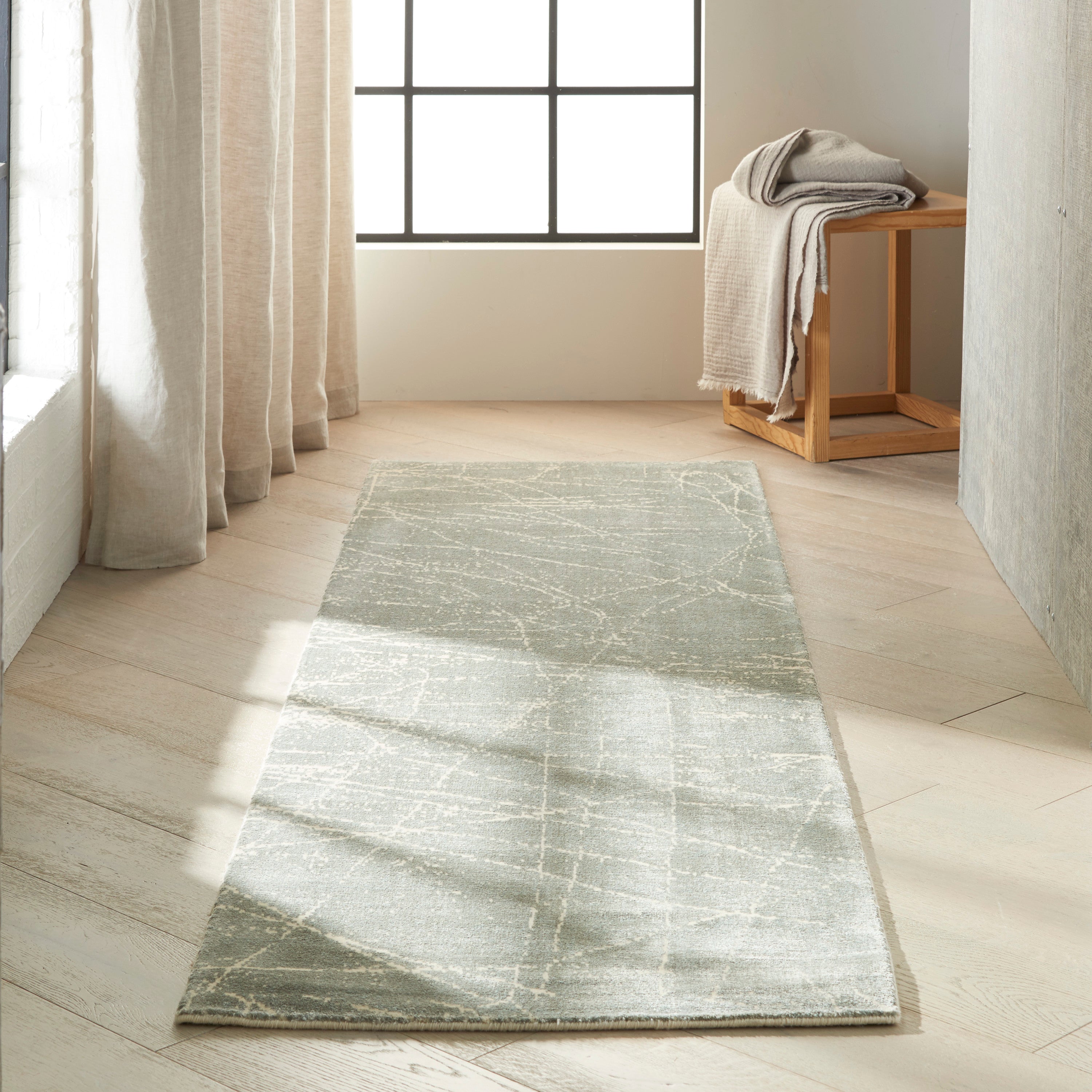 Maya Hand Loomed Mercury Rug