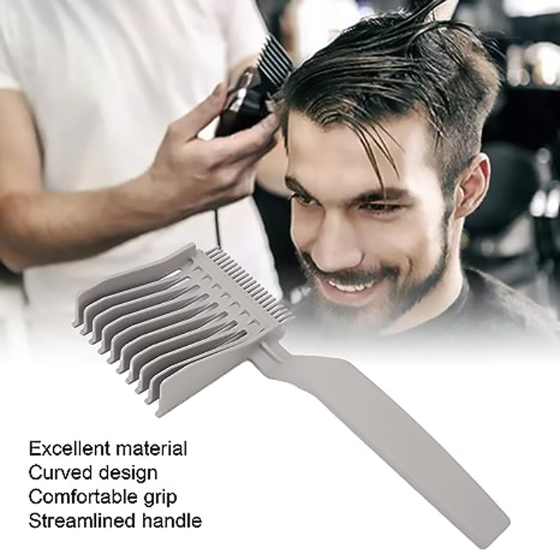 Men's Barber Comb Gradient Comb Oil Head Caliper Comb Long Handle Pusher Comb