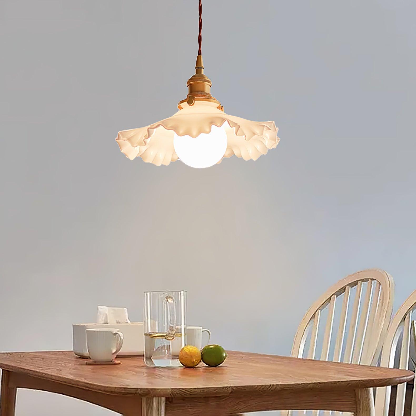 Small Floral Pendant Lamp