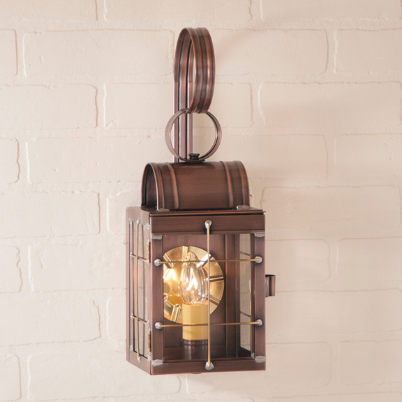 Irvin's Tinware 70WBCOP Single Wall Lantern in Ant...