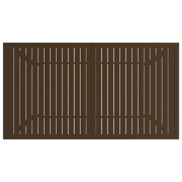 vidaXL Patio Table Brown 55.1