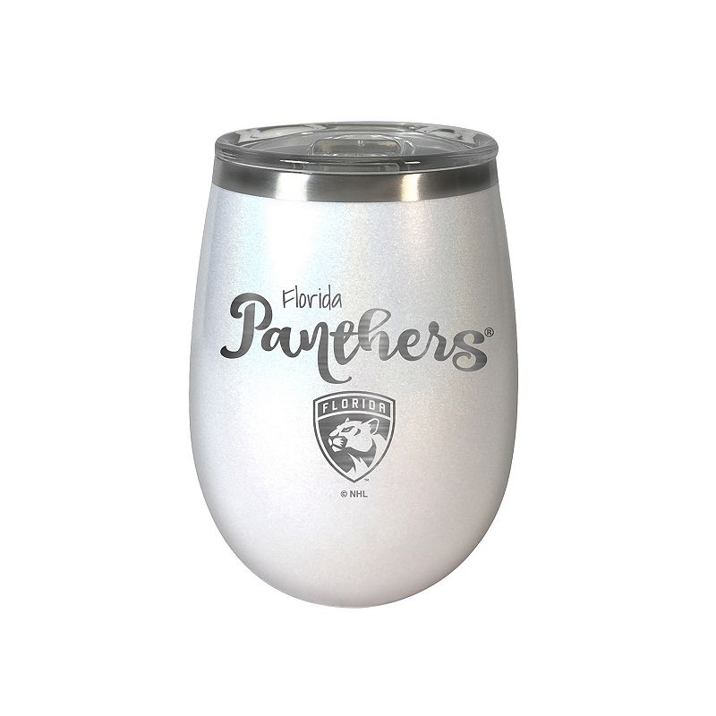 Carolina Panthers 12 oz Opal Finish Vacuum Insulated NFL Wine Tumbler