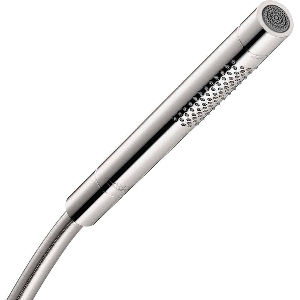 Axor Starck Baton 3-Spray 2.0 GPM 1 in. Wall-Mount Handheld Shower Head in Chrome 04304000