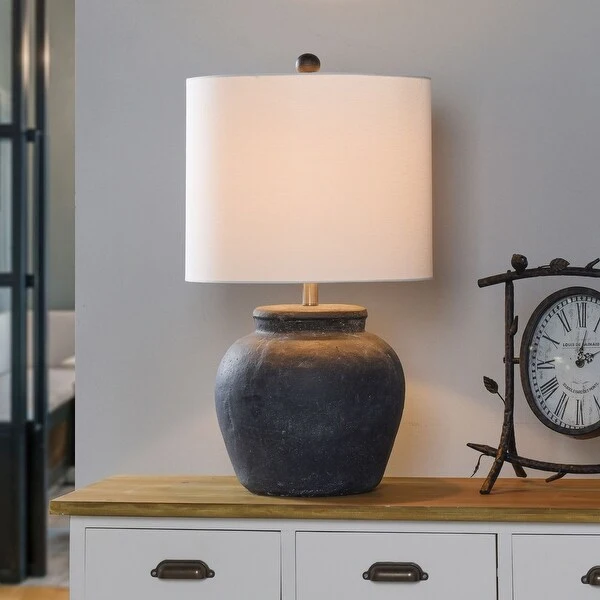 Arlo Cotta - Rustic Cement Table Lamp