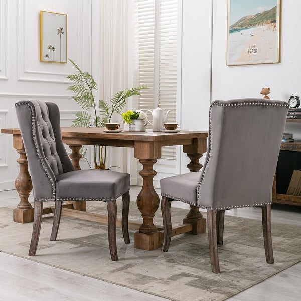 Wingback Dining Chair Set of 2