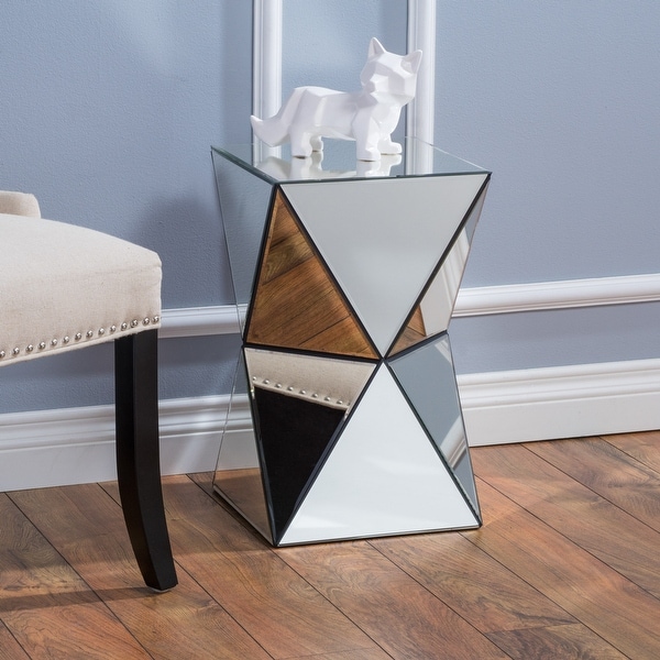 Fairfax Mirrored End Table by Christopher Knight Home - 12.23