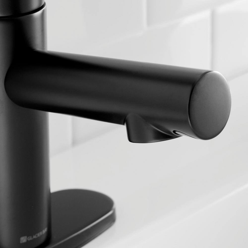 Glacier Bay Modern Single Hole Touchless Single-Handle Bathroom Faucet in Matte Black HD67688W-6010H