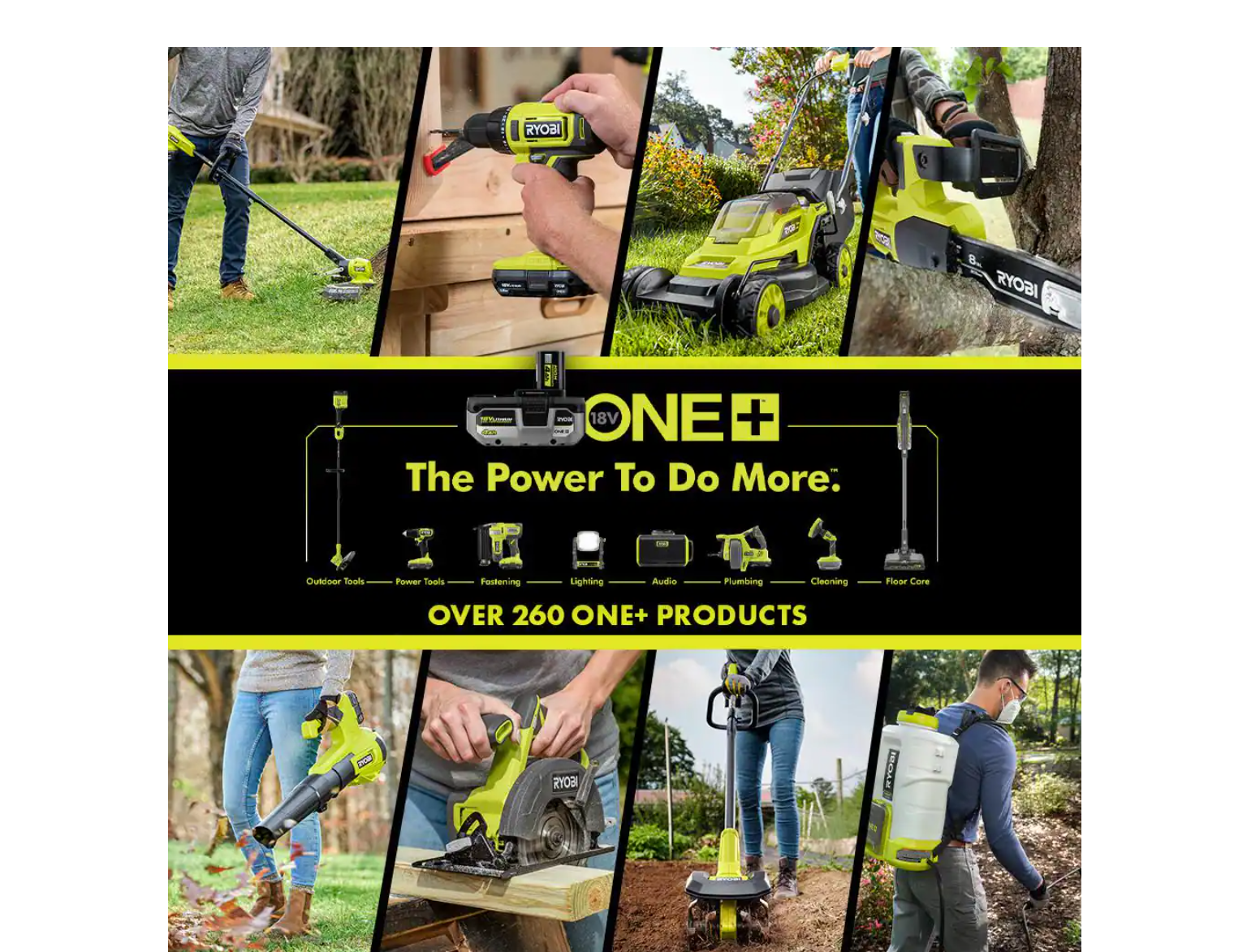 RYOBI P20140VNM ONE+ 18V 13 in. Cordless Battery String Trimmer/Edger with 4.0 Ah Battery and Charger