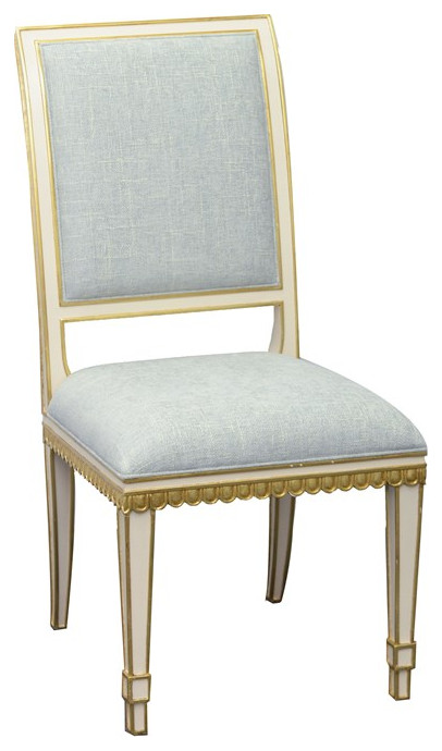 Ines Ivory Chair  Mixology Moonstone   Transitional   Dining Chairs   by Sideboards and Things  Houzz