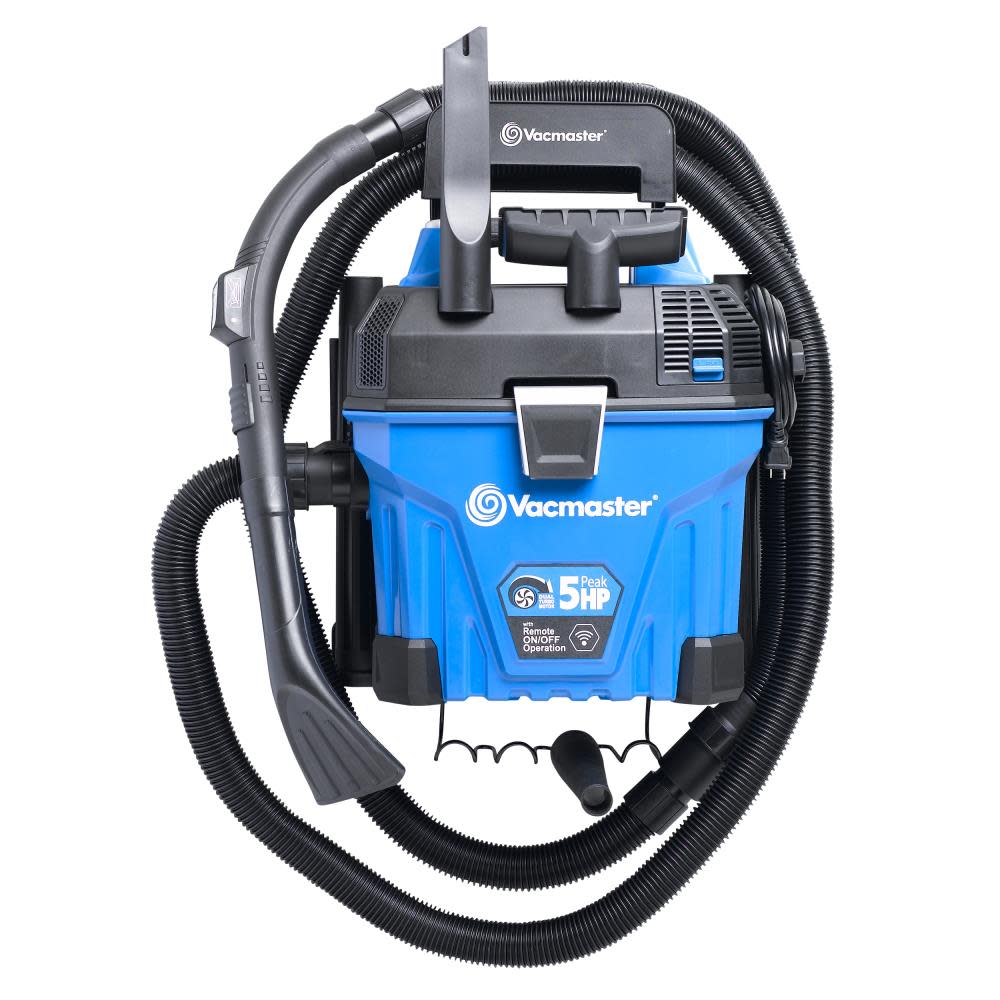 5 Gallon Wall Mountable Wet/Dry Vac with Remote Control ;