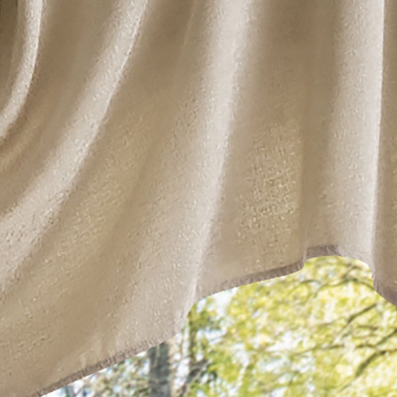 Martha Stewart Naples Chenille Rod Pocket Top Window Valance