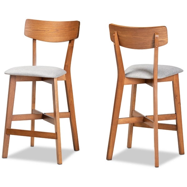 Cameron Modern and Contemporary Transitional 2-PC Counter Stool Set