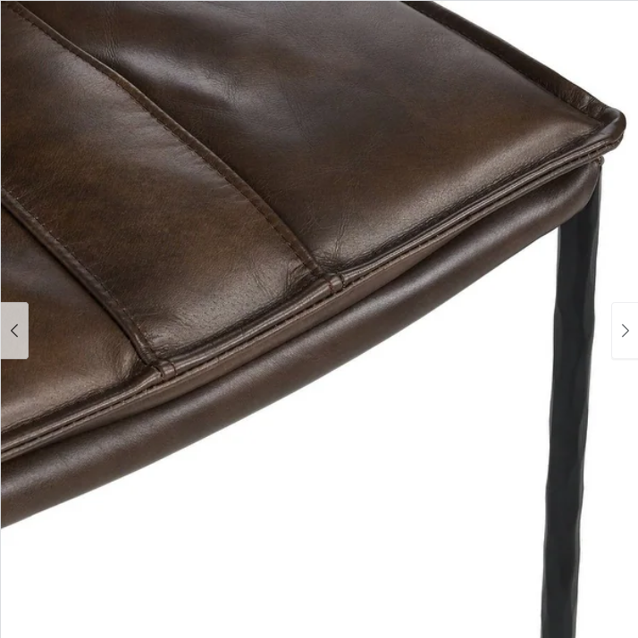 Mayer Leather Counter Stool - 3 Color choices