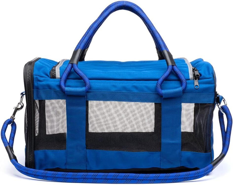 Airline Compliant   Travel Bag and Car Seat. Includes Leash. Stylish. . Two Sizes for Most Pets up to 20lbs.