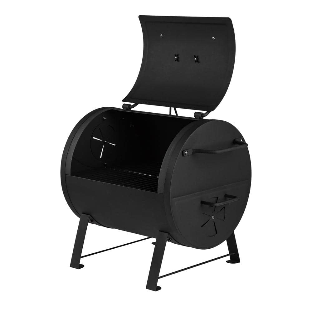 DynaGlo Portable Tabletop Charcoal Grill in Black