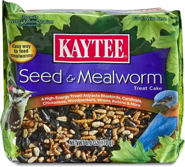 Kaytee Seed and Mealworm Cake Wild Bird Treat