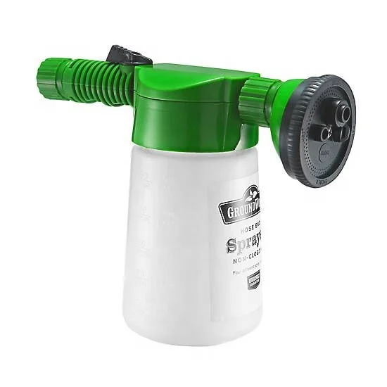 4 Adjustable Garden Hose End Spray Foam Soap Sprayer Nozzle Mixer Bottle Powder Fertilizer Bottle Sprayer Gun