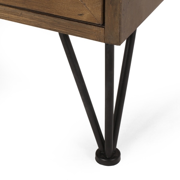 Pilster End Table with Storage by Christopher Knight Home