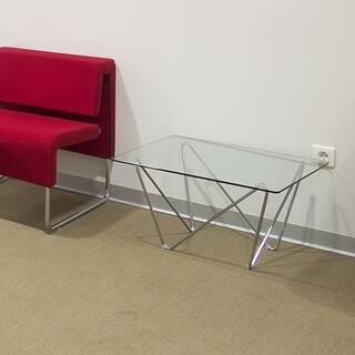 Fab Glass and Mirror 36 in. x 60 in. Clear Rectangle Glass Table Top 12 in. Thick Flat Edge Polished Tempered Radius Corner 36x60RECT12THFL