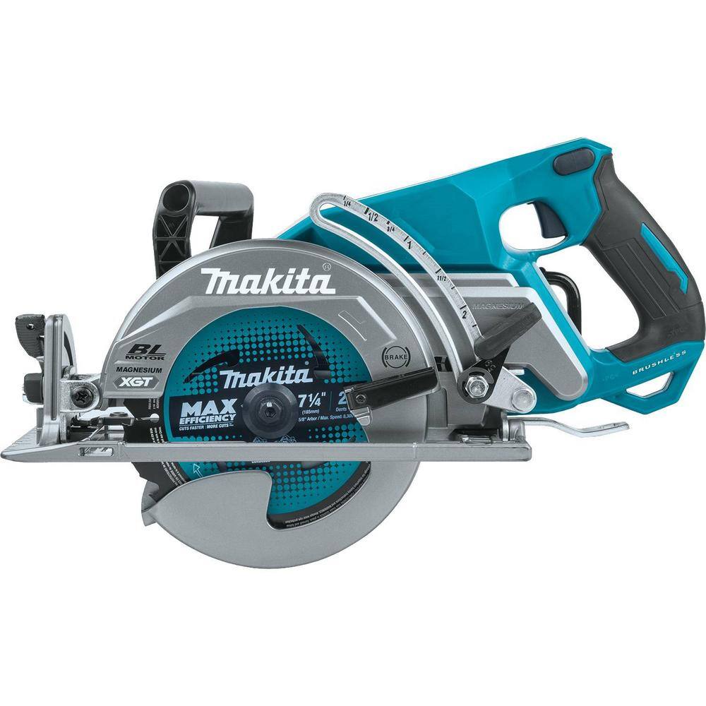 Makita 40V Max XGT Brushless Cordless Rear Handle 7-14 in. Circular Saw (Tool Only) GSR01Z