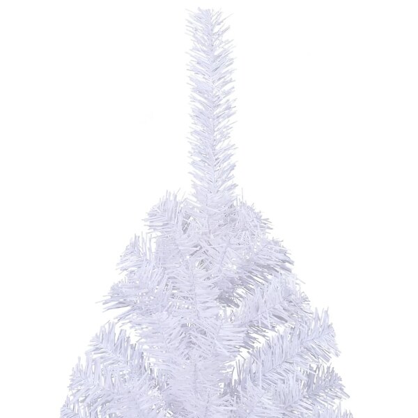 vidaXL Christmas Tree Decoration Artificial HalfCircle Tree with Stand PVC