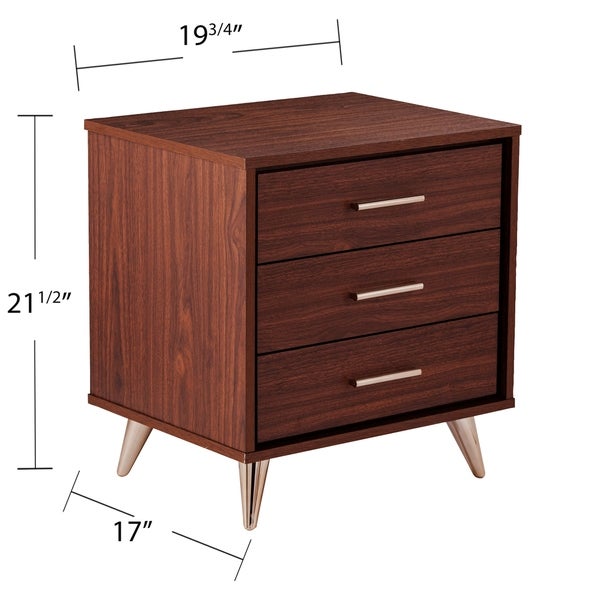 SEI Furniture Armoy Bedside Table