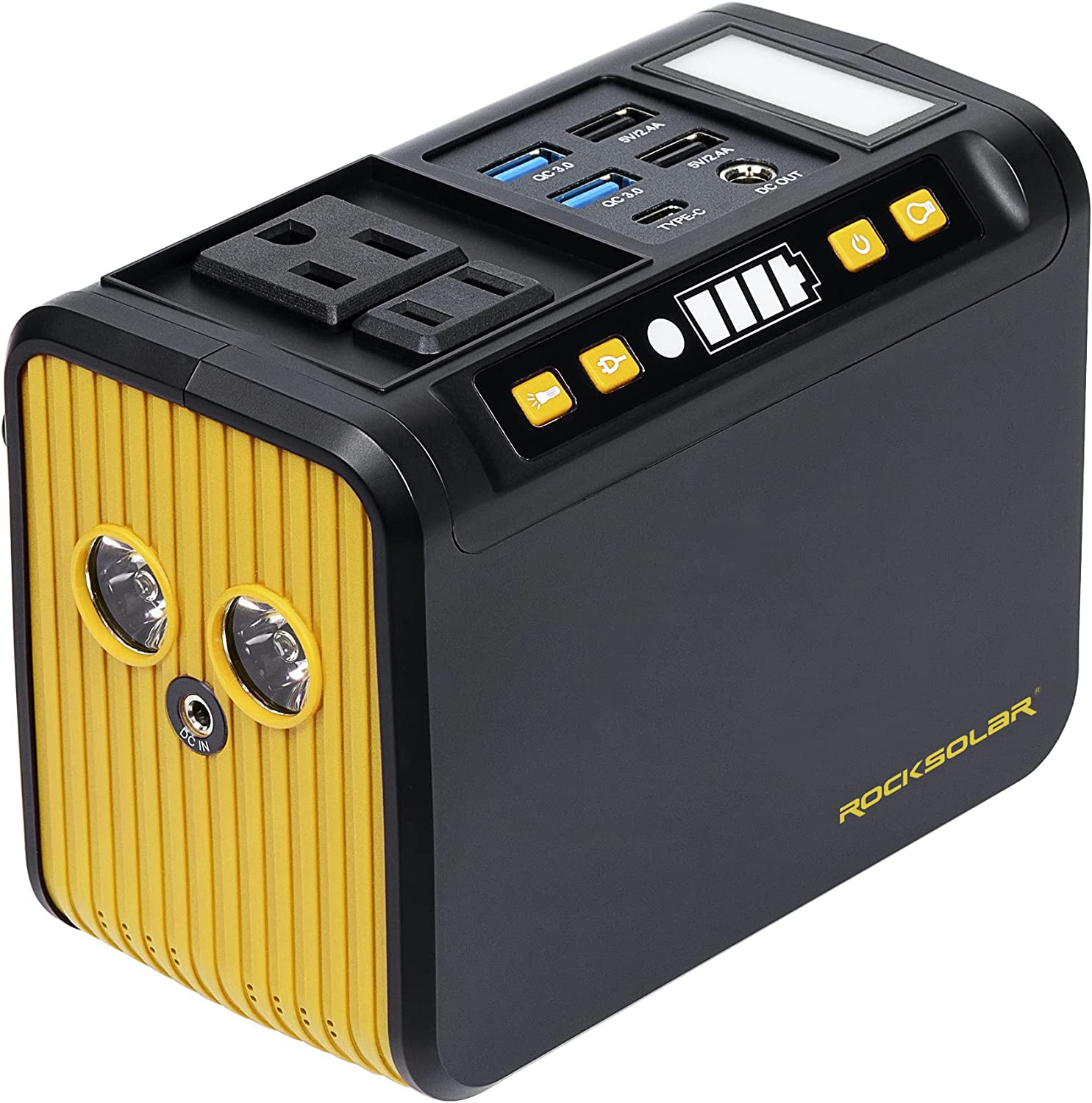 ROCKSOLAR RS81 Weekender 80W Power Station - 88Wh Lithium Battery Portable Solar Generator