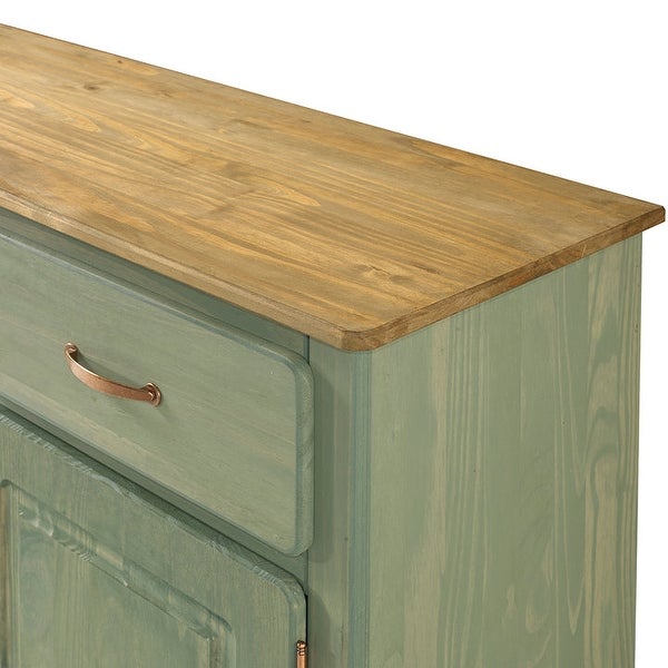 Wood Buffet Sideboard Green | Furniture Dash