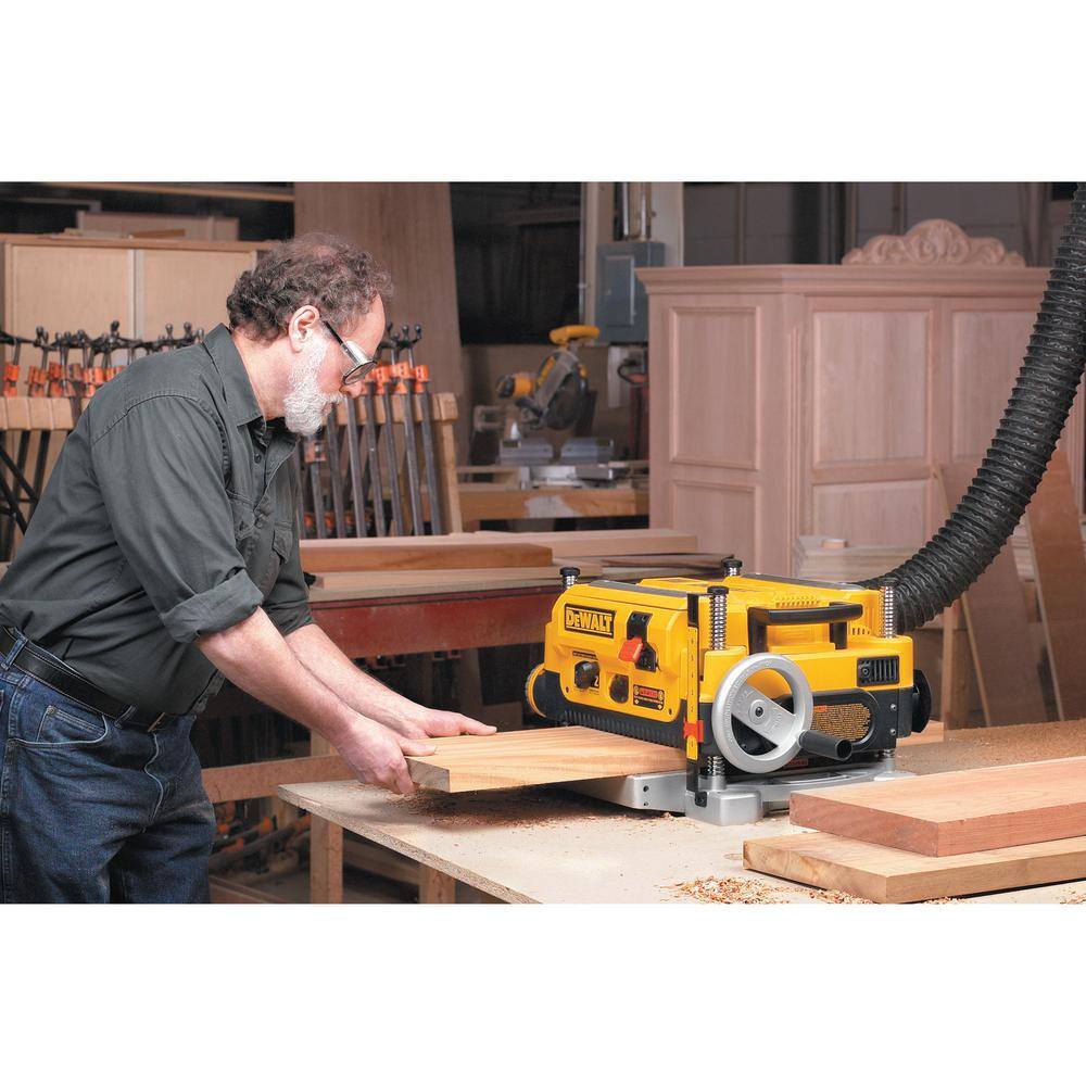 DW 15 Amp 13 in. Corded Planer and Mobile Thickness Planer Stand DW735W7350