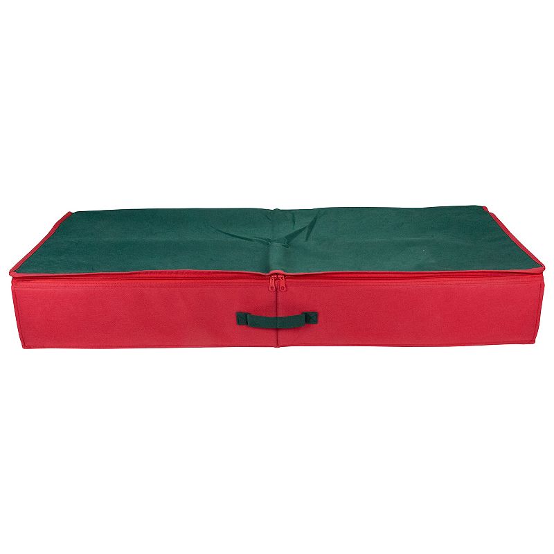 Northlight Red Green Christmas Decoration Storage Bag