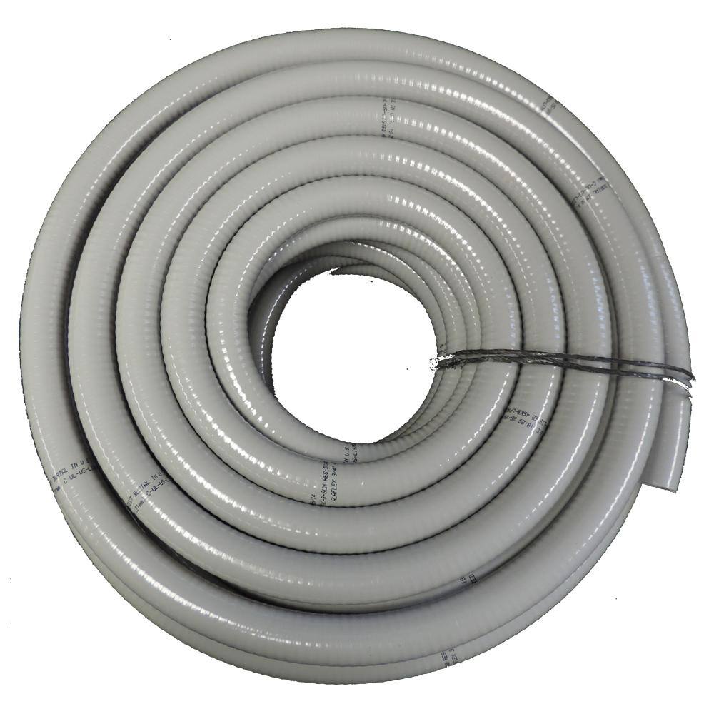 HYDROMAXX 1-14 in. Dia x 100 ft. - Flexible PVC Non Metallic UL Liquid Tight Electrical Conduit 4105114100