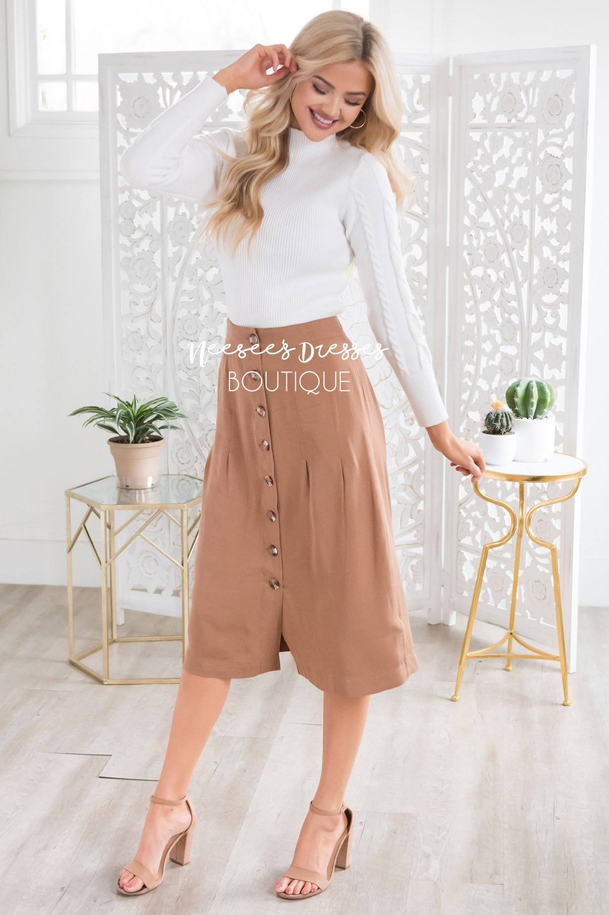 Happy Days Button Skirt