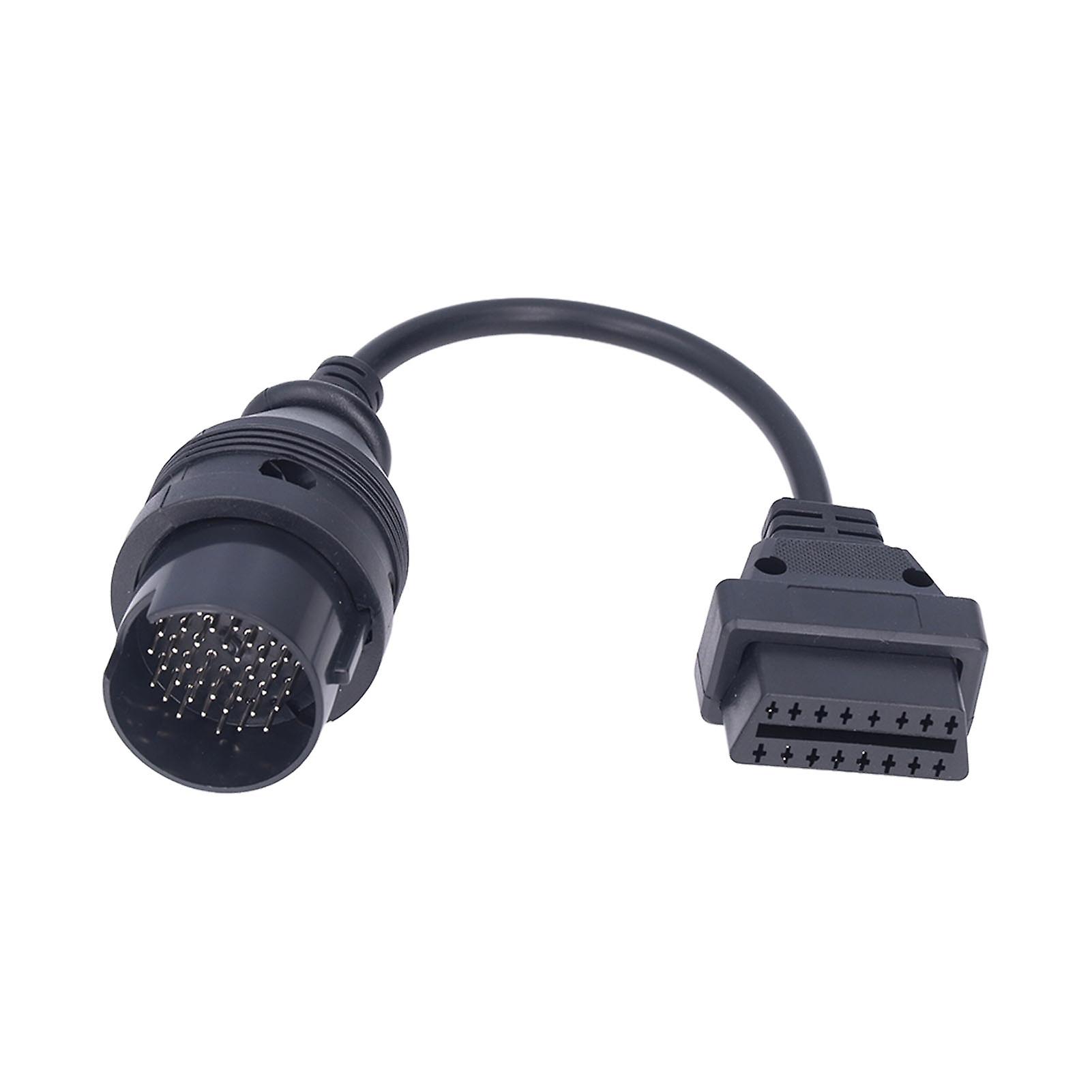 Obd2 38pin Diagnostic Adapter Cable To Obd Wear Resistant Replacement For Mercedes Benz