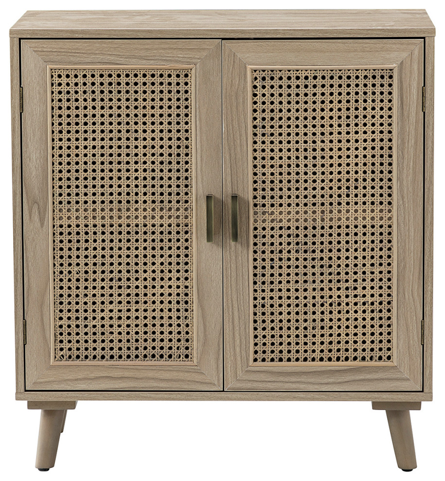 2 Door Accent Cabinet   Tropical   Accent Chests And Cabinets   by Karat Home  Houzz