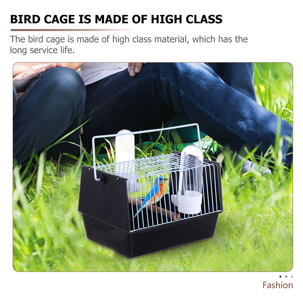 HOMEMAXS 1PC Portable Bird Cage Parrot Cage Outing Bird Carrying Cage Handheld Cage