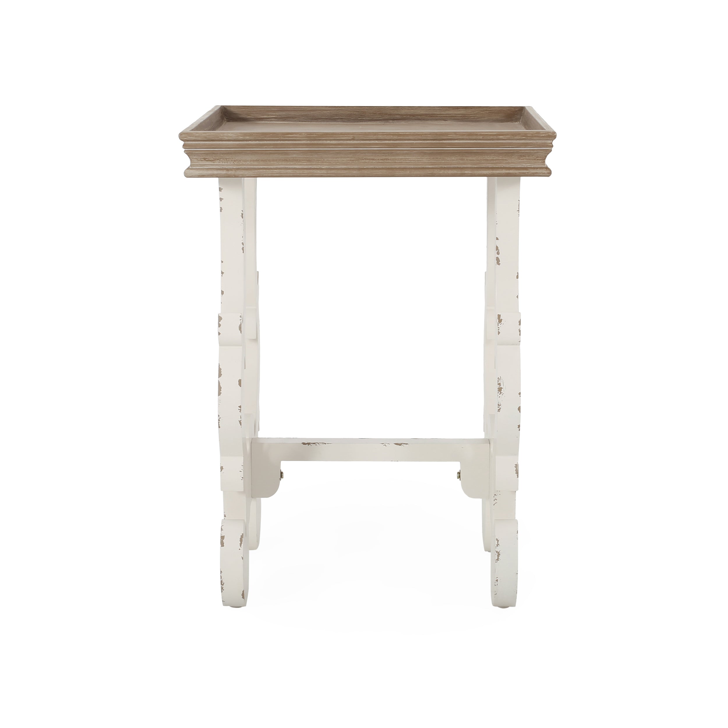 Joplin French Country Accent Table with Square Top