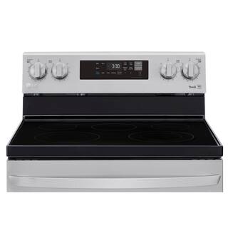 LG 6.3 cu.ft. Single Oven Electric Range with EasyClean Wi-Fi Enabled in Stainless Steel LREL6321S