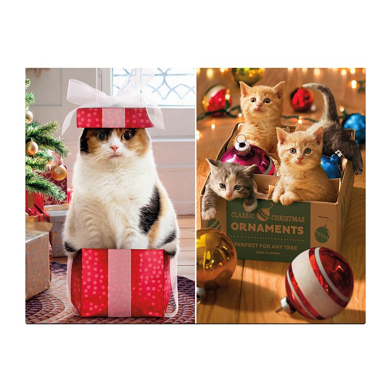 Ceaco Avanti Holiday Cats 300-Piece Jigsaw Puzzle