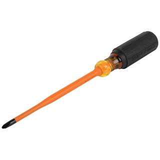 Klein Tools #2 Phillips 6 in. Slim-Tip 1000-Volt Insulated Screwdriver 6936INS