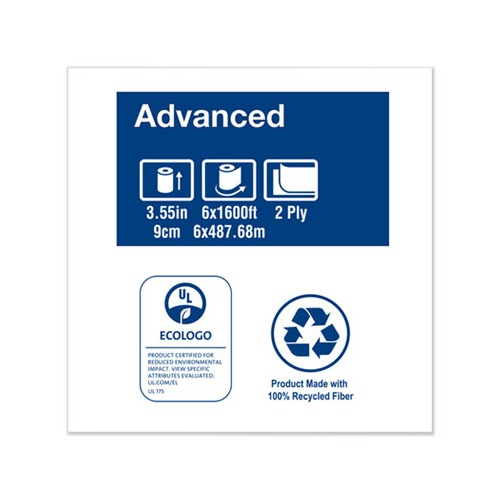 Tork Advanced Jumbo Bath Tissue  TRK12021502