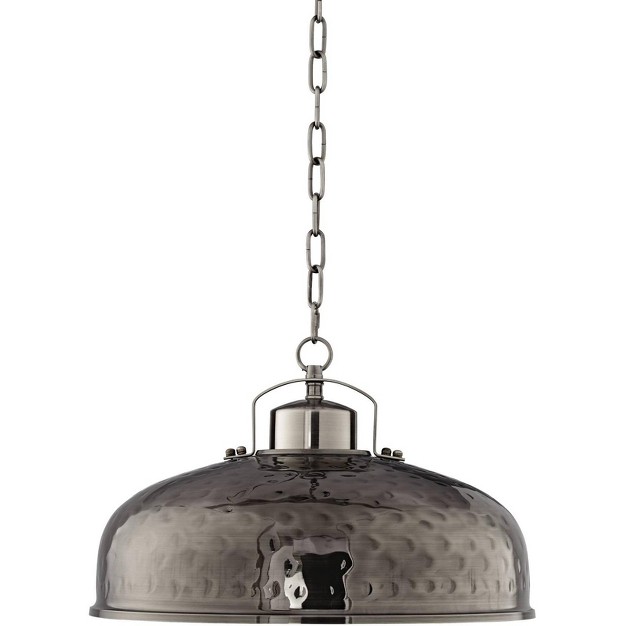 Wide Farmhouse Rustic Hammered Dome Shade For Dining Room House Foyer Kitchen Island Entryway