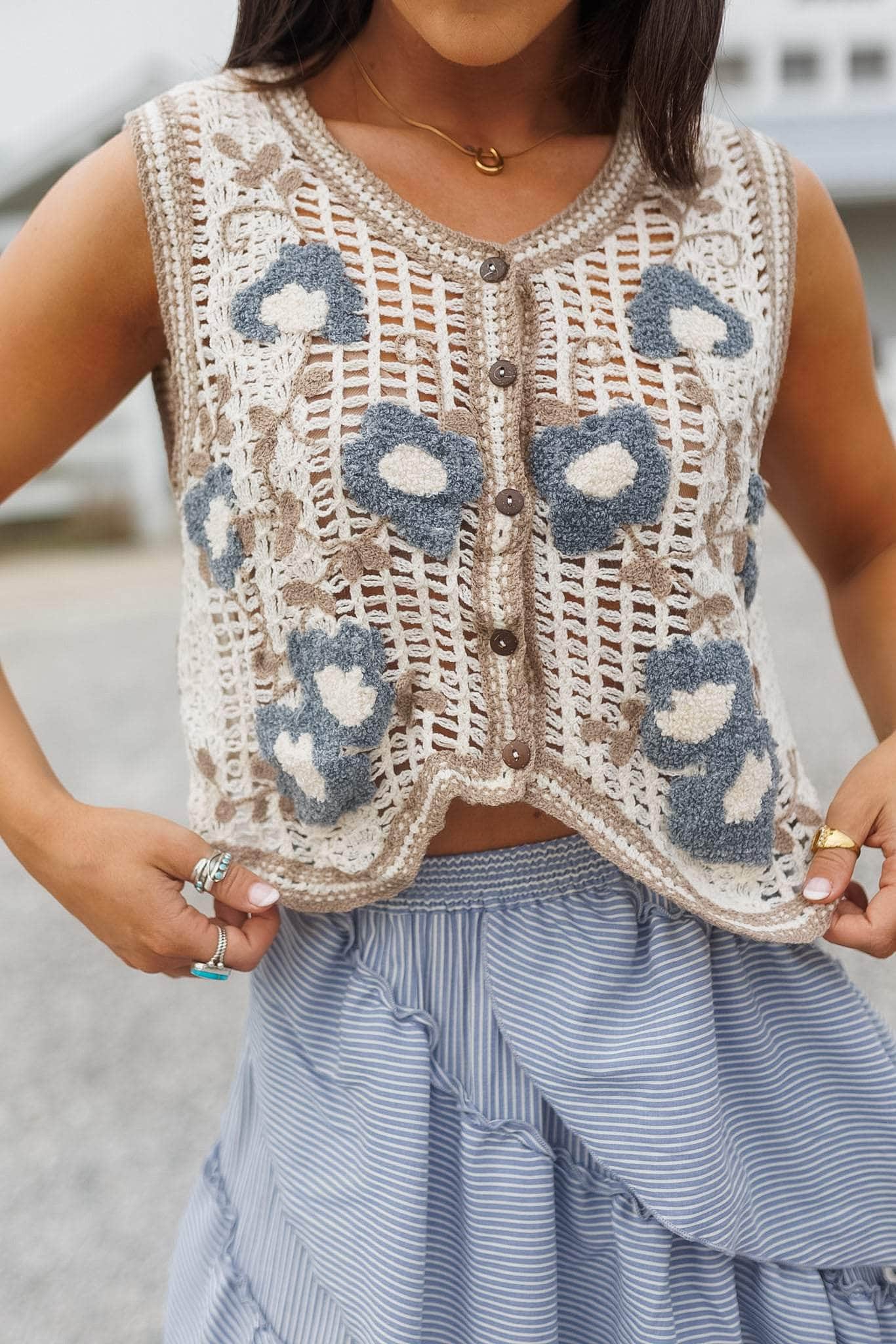 Garden Gate Crochet Top