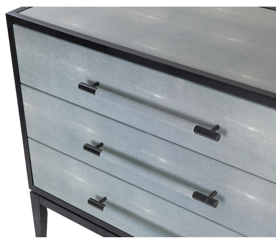 Modern Shagreen Chest of Drawers  Liang  ampEimil Bologna   Transitional   Accent Chests And Cabinets   by Oroa   Distinctive Furniture  Houzz